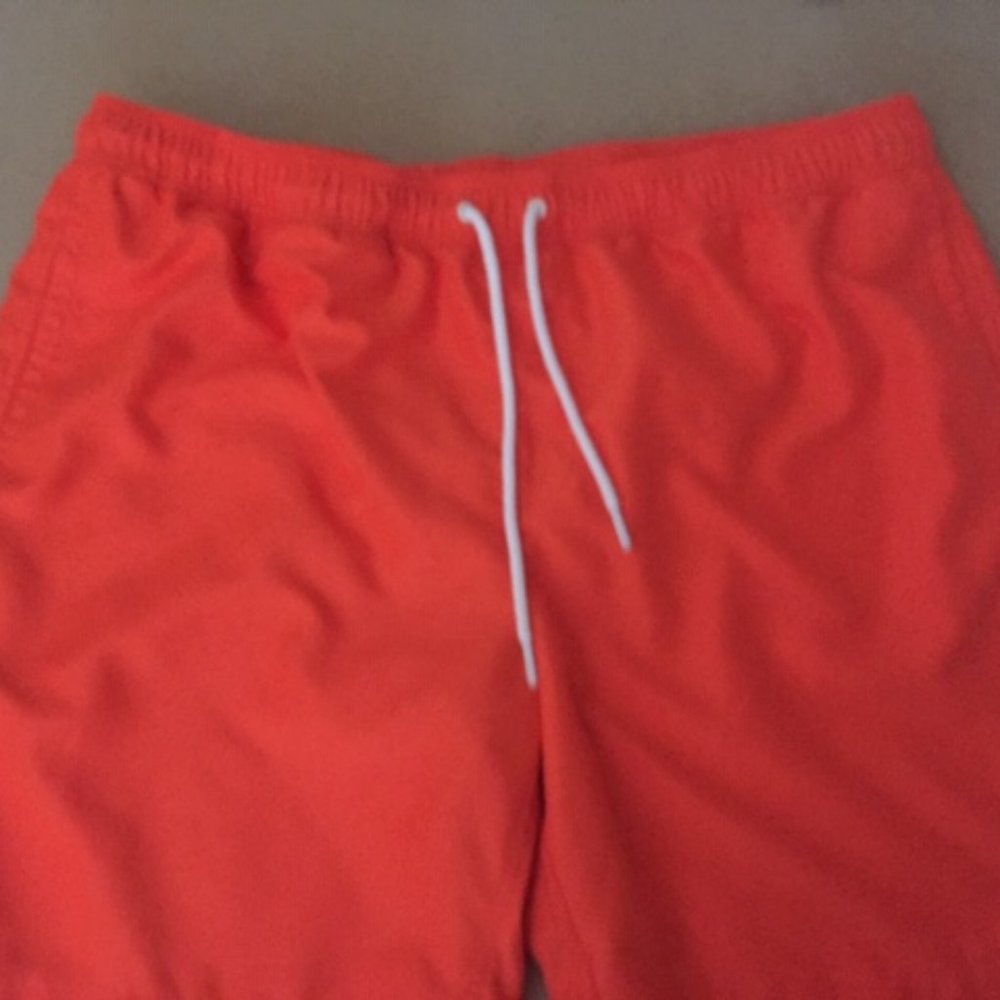 Amazon Essentials Men's Orange Swim Trunks lined XXL